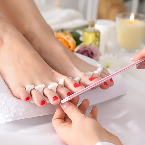 Manicure/ Pedicure on Natural Nails